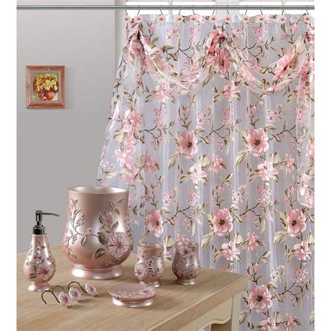 chanelle sheer single shower curtain